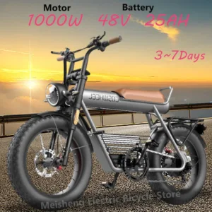 Coswheel Electric Bike CT20 1500W Motorcycle 20Inch Fatbike Ebike Mountain bike 48V 25AH Bikes Adult Electric Bicycle Motocycles