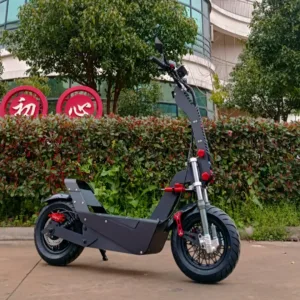 All-Black 72V 15000W Fast Speed 80MPH 120-140KMH Electric Scooter QS Motor Votol Racing Controller Geofought F8 E Scooters
